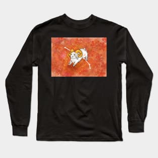 Aries bunny astrological signs series Long Sleeve T-Shirt